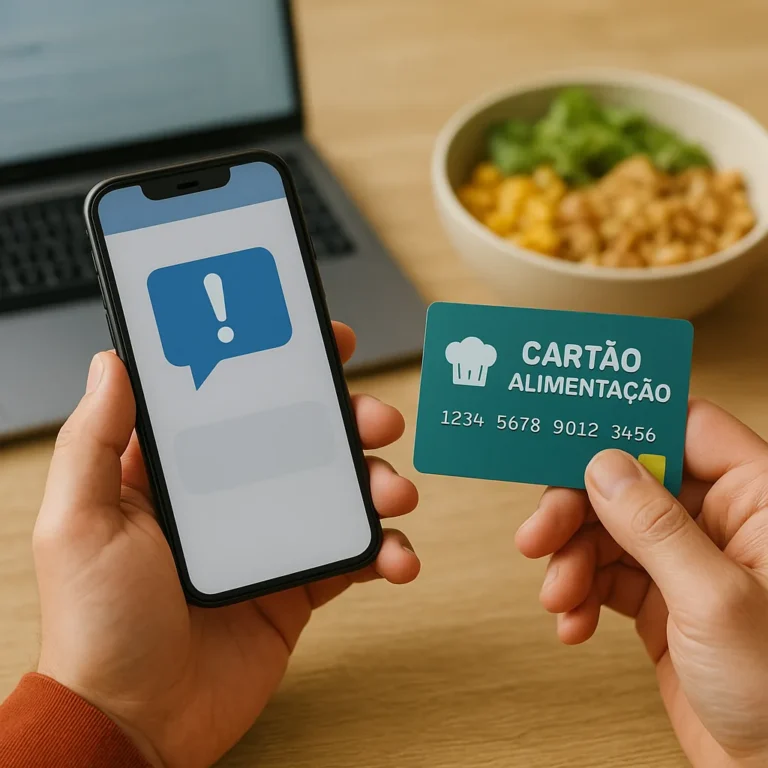 Cartão alimentação: proteja-se de golpes por WhatsApp e SMS